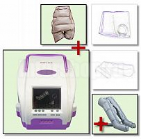 LymphaNorm Relax + 2 манжеты нога L/XL + манжета шорты — аппарат для прессотерапии и лимфодренажа для дома