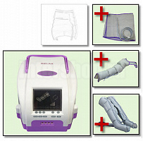 LymphaNorm Relax + 2 манжеты нога L/XL + манжета рука + манжета талия XL/XXL — аппарат для прессотерапии и лимфодренажа для дома