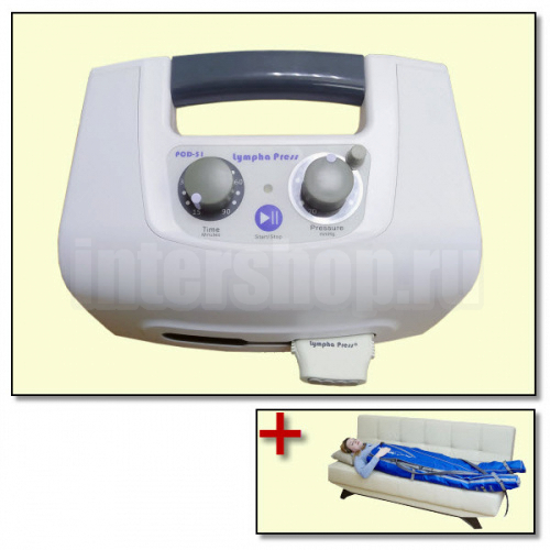 phlebo press + комбинезон super — профессиональный аппарат для прессотерапии и лимфодренажа