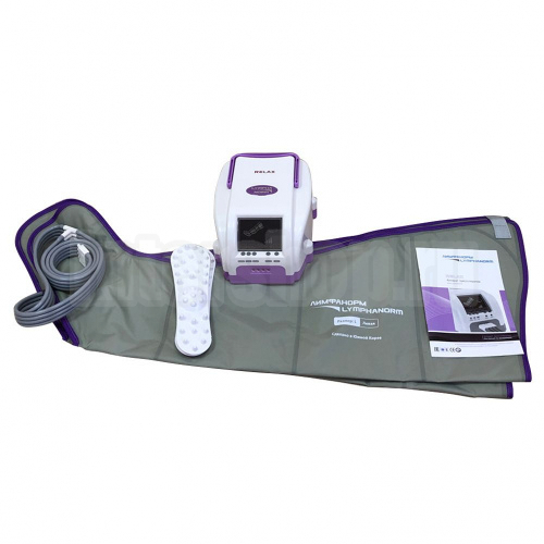 LymphaNorm Relax + 2 манжеты нога L/XL + манжета рука + манжета талия XL/XXL — аппарат для прессотерапии и лимфодренажа для дома в Москве и регионах фото 5
