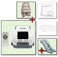 LymphaNorm Control + 2 манжеты нога + манжета шорты — профессиональный аппарат для прессотерапии и лимфодренажа для дома и салона красоты