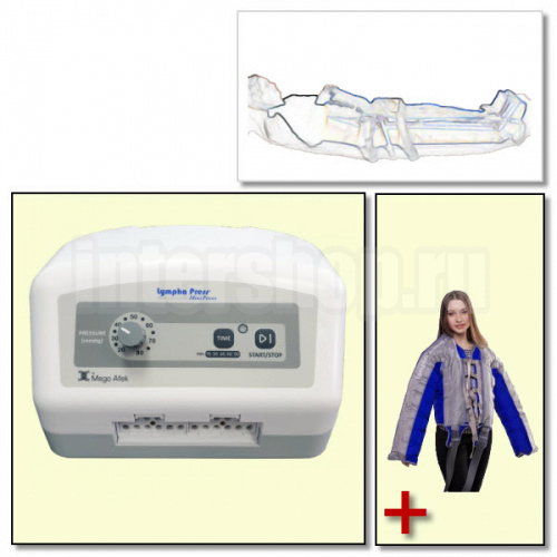lympha press mini new + куртка — профессиональный аппарат для прессотерапии и лимфодренажа