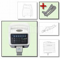 lymphanorm balance + 2 манжеты нога улучшенная выкройка — профессиональный аппарат для прессотерапии и лимфодренажа для салона красоты