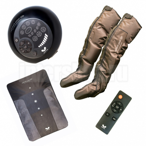 gapo + 2 манжеты нога + мат для спины — аппарат для прессотерапии и лимфодренажа для дома и спорта