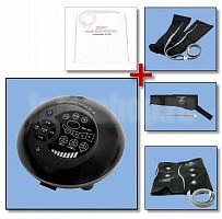 gapo + 2 манжеты нога + рука + талия — аппарат для прессотерапии и лимфодренажа для дома и спорта