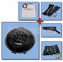 gapo + 2 манжеты нога + манжета-талия + манжета рука + массажный коврик — аппарат для прессотерапии и лимфодренажа для дома и спорта